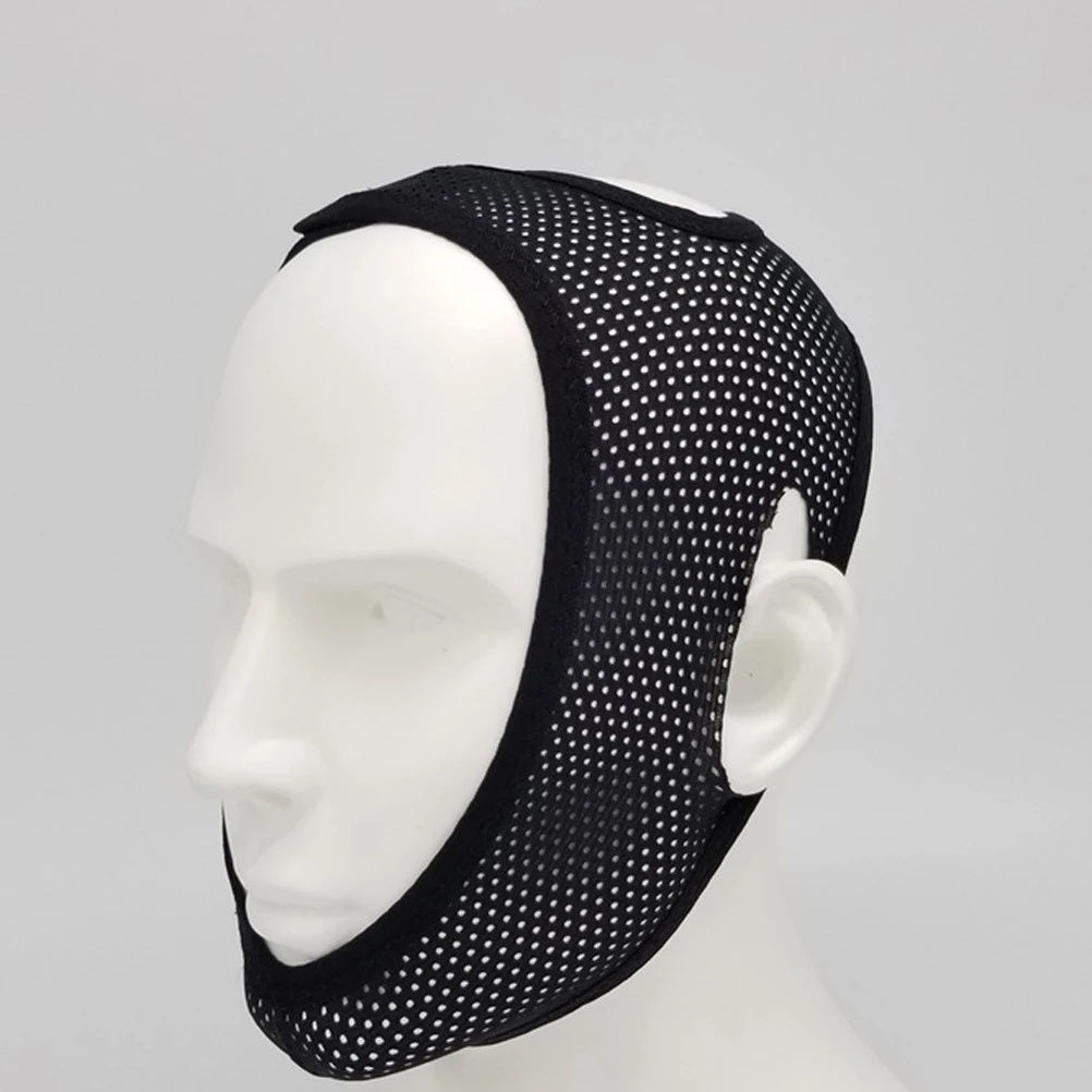 Black Comfortable Belt Breathable Snore Stopping Strap Chin Strap Face-Lift Belt Effective Sleep Aid
Black Comfortable Belt Breathable Snore Stopping Strap Chin Strap Face-Lift Belt Effective Sleep Aid