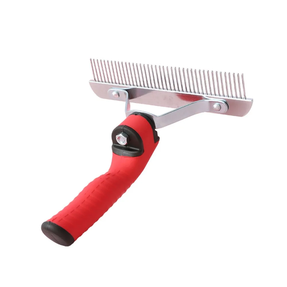 Dog Cleaning Steel Comb Pet Grooming Rake Long Tooth Anti-Slip Handle Cat Dematting Brush Dog Rake Comb Shedding Season
Dog Cleaning Steel Comb Pet Grooming Rake Long Tooth Anti-Slip Handle Cat Dematting Brush Dog Rake Comb Shedding Season