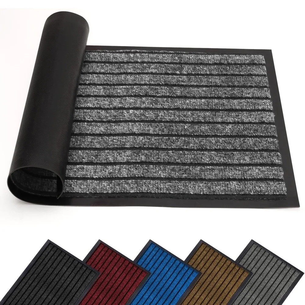 New 40x60cm Door Mat Super Absorbent Dirt Trapper Washable Door Mat Rubber Entrance Rug Front Door
New 40x60cm Door Mat Super Absorbent Dirt Trapper Washable Door Mat Rubber Entrance Rug Front Door