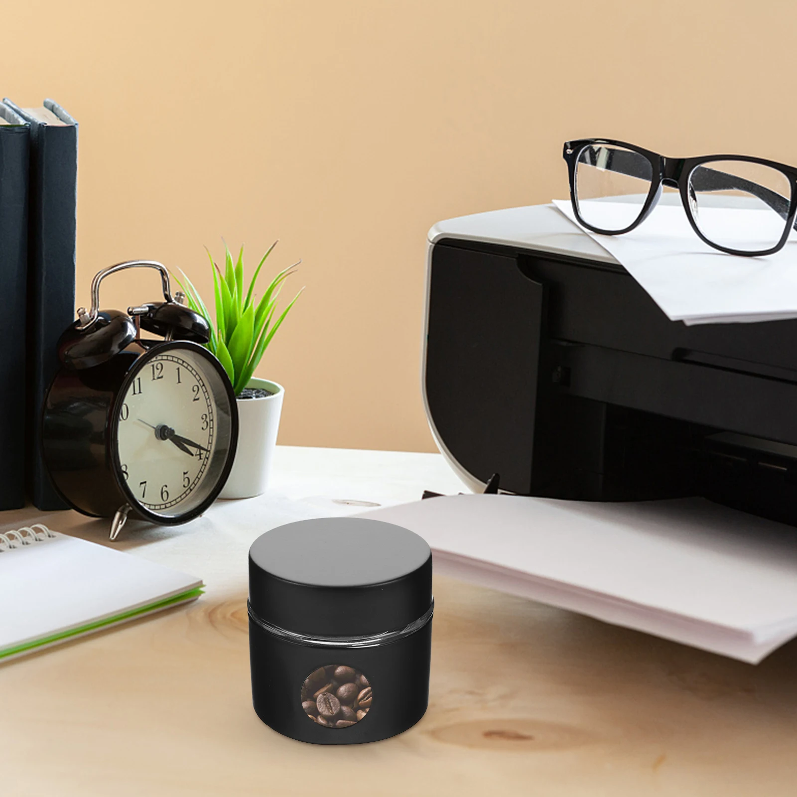 Portable Coffee Can Small Tea Canister Black Stainless Steel Glass Sealed Storage Jar Airtight Candy Holder Multi Function
Portable Coffee Can Small Tea Canister Black Stainless Steel Glass Sealed Storage Jar Airtight Candy Holder Multi Function
