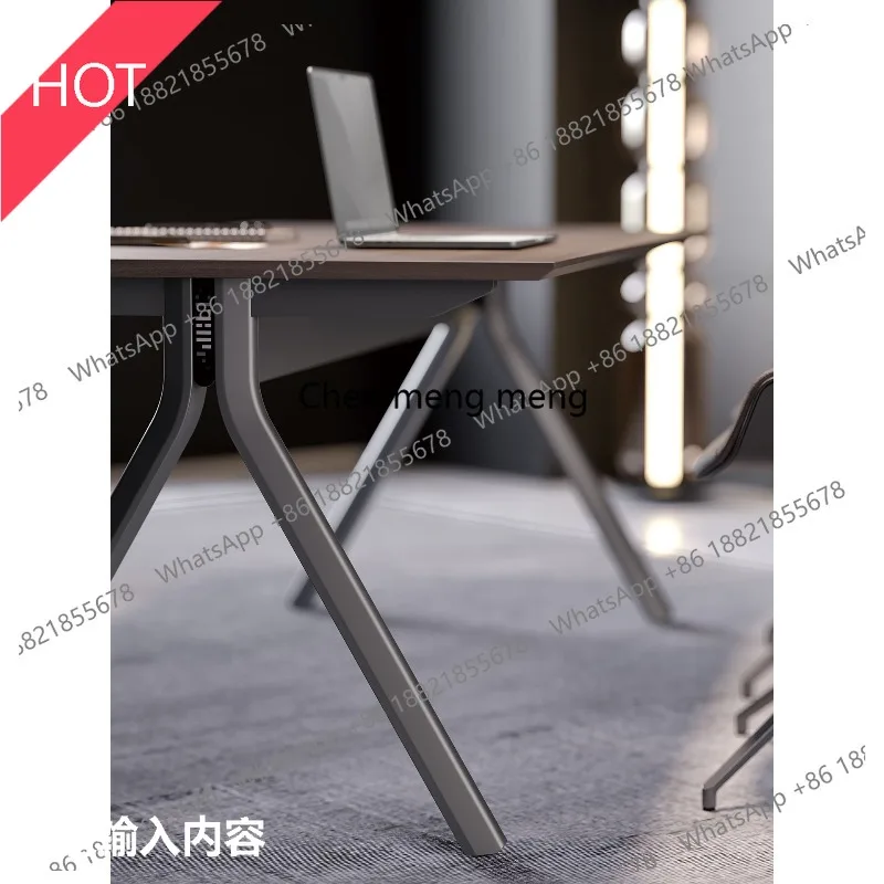 03A Small conference table modern simple light luxury high-end table and chair combination
03A Small conference table modern simple light luxury high-end table and chair combination