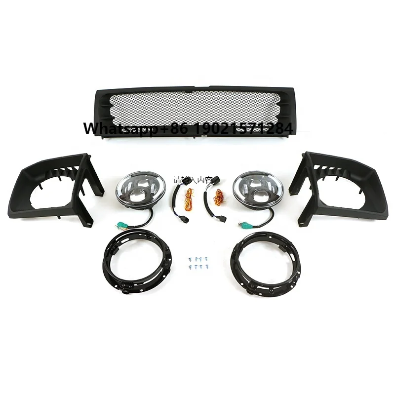 4x4 Off Road Auto Parts Other Exterior Accessories ABS Black Car Front Upper Grille With LED Light Bar Fit for PAJERO V33 V43 19
4x4 Off Road Auto Parts Other Exterior Accessories ABS Black Car Front Upper Grille With LED Light Bar Fit for PAJERO V33 V43 19
