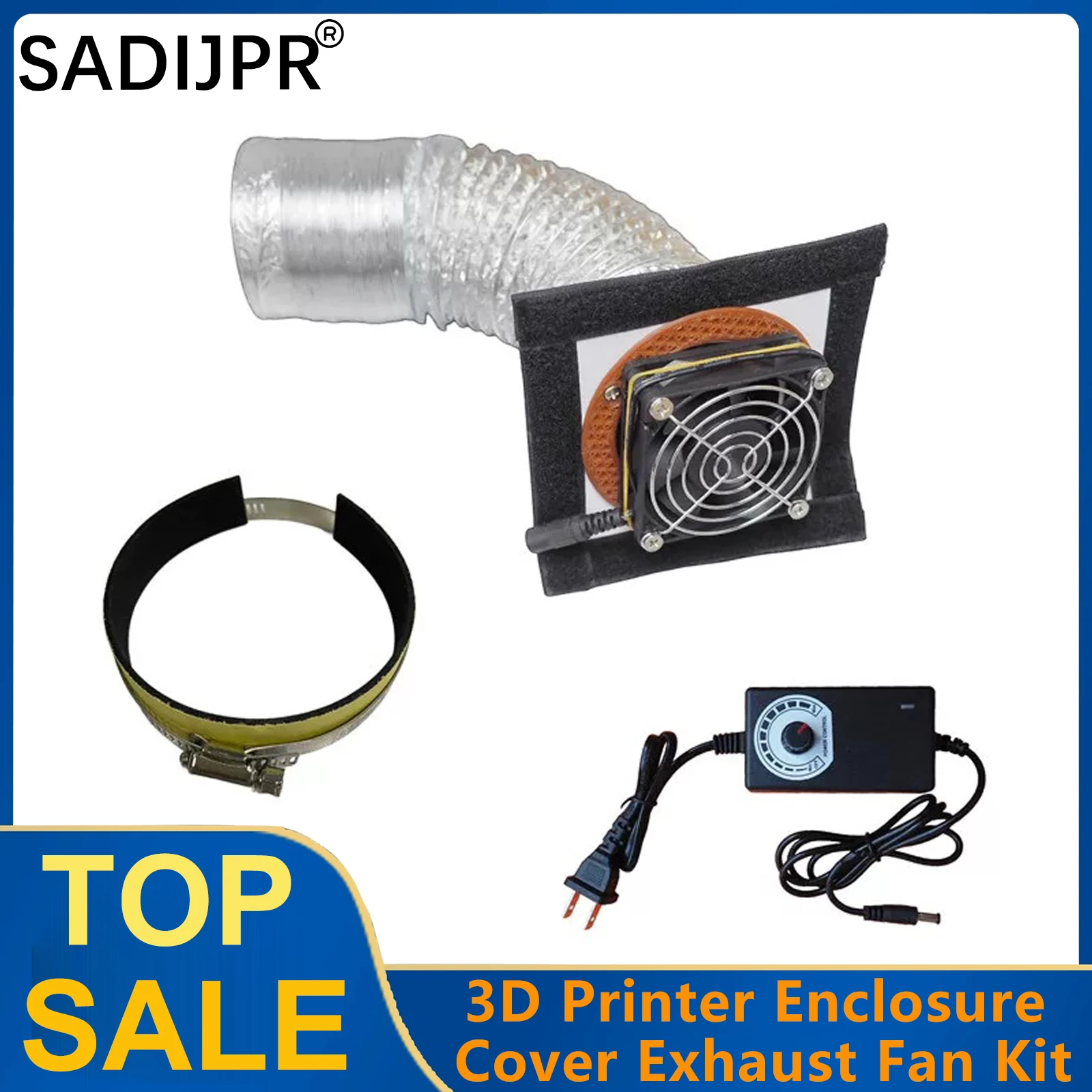 3D Printer Enclosure Cover Exhaust Fan Kit Exhaust pipe Speed Adjustable Remove Exhaust Gas Accessories For 3D Printer Cover
3D Printer Enclosure Cover Exhaust Fan Kit Exhaust pipe Speed Adjustable Remove Exhaust Gas Accessories For 3D Printer Cover