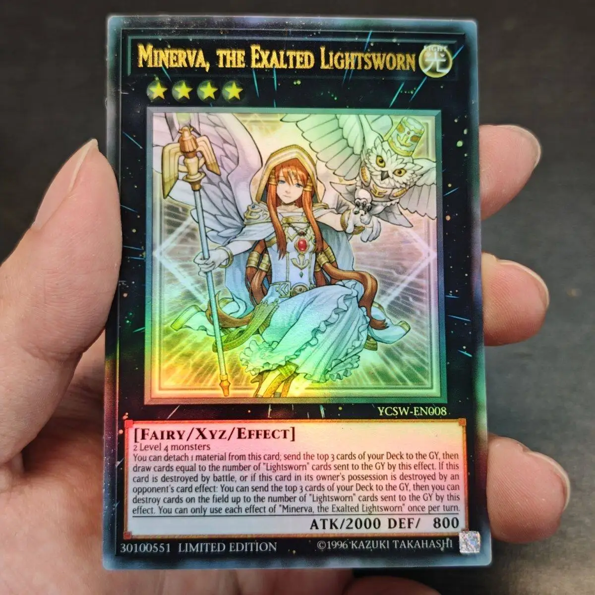 Yu-Gi-Oh! DIY Celtic Guardian LOB English SR Flash Card Minerva The Exalted Lightsworn YCSW Коллекционная карта для игры в Yu-Gi-Oh! Подарки и игрушки
Yu-Gi-Oh! DIY Celtic Guardian LOB English SR Flash Card Minerva The Exalted Lightsworn YCSW Коллекционная карта для игры в Yu-Gi-Oh! Подарки и игрушки