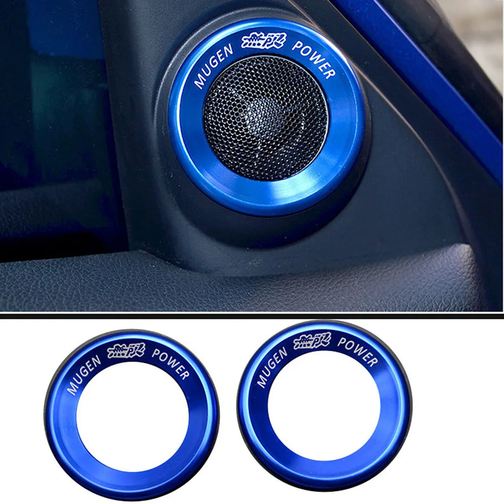 2pcs Mugen Power Fit for Civic 10th Gen 2016 2017 2018 Aluminum Car Door Audio Speaker Ring Cover Car Sticker Decora 
2pcs Mugen Power Fit for Civic 10th Gen 2016 2017 2018 Aluminum Car Door Audio Speaker Ring Cover Car Sticker Decora