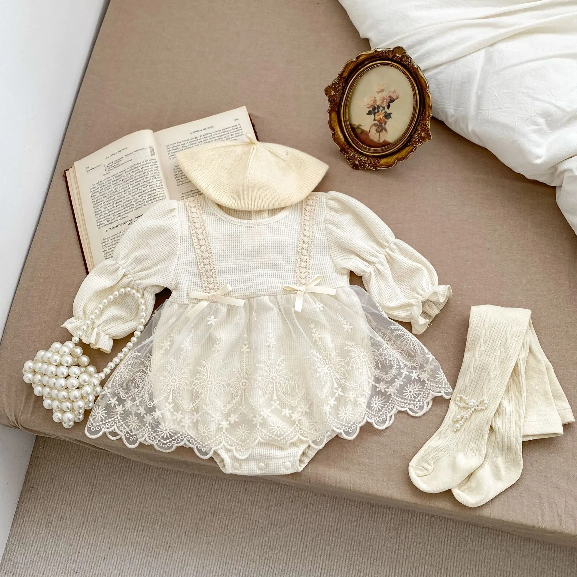 0-24M Newborn Kid Baby Girl Princess Romper Tutu Dress Elegant Cotton Clothes Long Sleeve Mesh Lace Bodysuit Outfit
0-24M Newborn Kid Baby Girl Princess Romper Tutu Dress Elegant Cotton Clothes Long Sleeve Mesh Lace Bodysuit Outfit