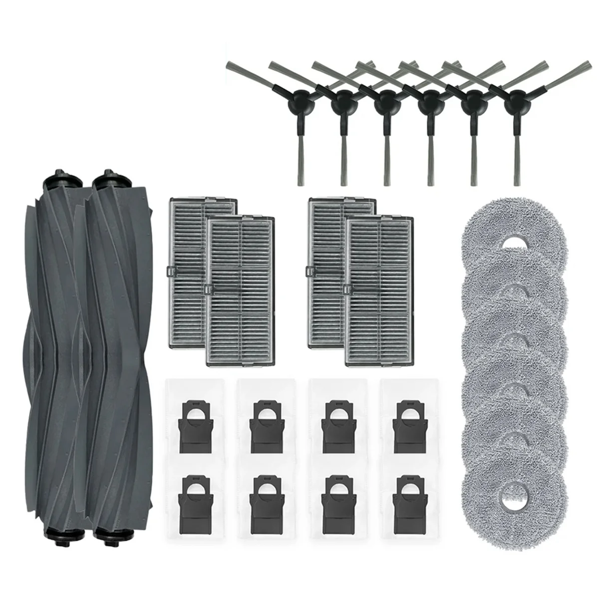 JAS-For Dreame X30 Ultra / Pro Ultra / Pro Plus Spare Parts Accessories Roller Side Brush Hepa Filter Mop Cloth Dust Bag
JAS-For Dreame X30 Ultra / Pro Ultra / Pro Plus Spare Parts Accessories Roller Side Brush Hepa Filter Mop Cloth Dust Bag