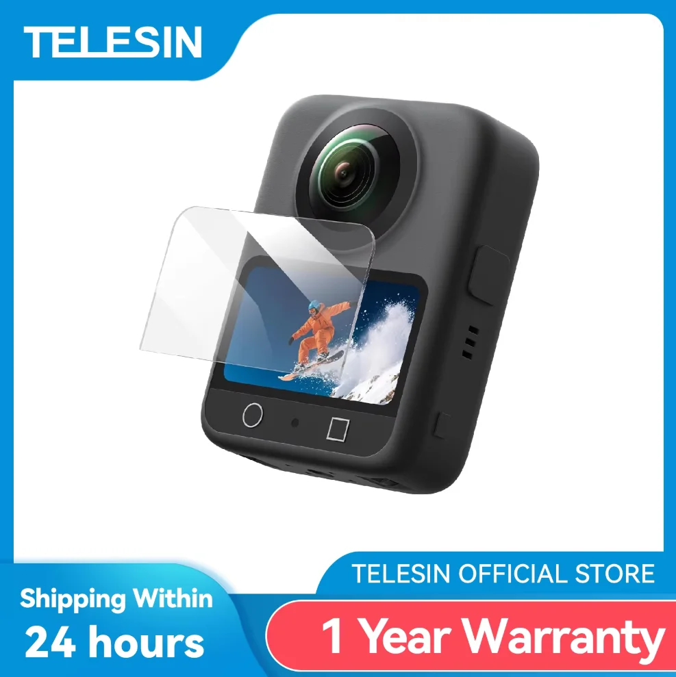 TELESIN HD Tempered Glass Screen Protector for DJI OSMO 360 Lens Protective Film Camera Accessory
TELESIN HD Tempered Glass Screen Protector for DJI OSMO 360 Lens Protective Film Camera Accessory