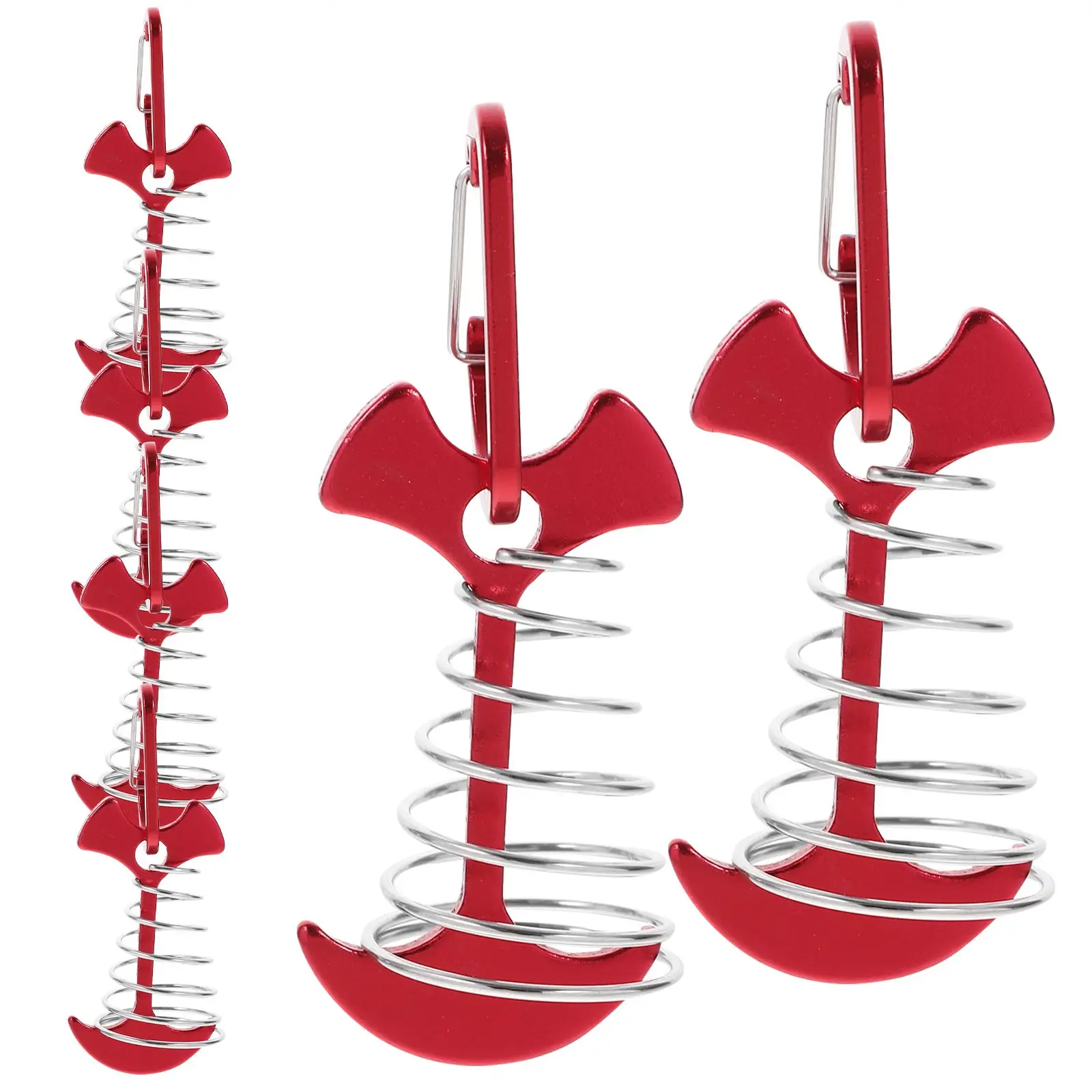 6 set Fish Bone Floor Nail Tent Stakes Metal Camping Needs Lightweight Packing Outdoor Snow Stakes Black Spring D
6 set Fish Bone Floor Nail Tent Stakes Metal Camping Needs Lightweight Packing Outdoor Snow Stakes Black Spring D