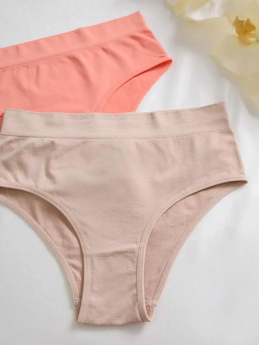 Women Solid Color Comfortable Briefs Panties Set
Women Solid Color Comfortable Briefs Panties Set