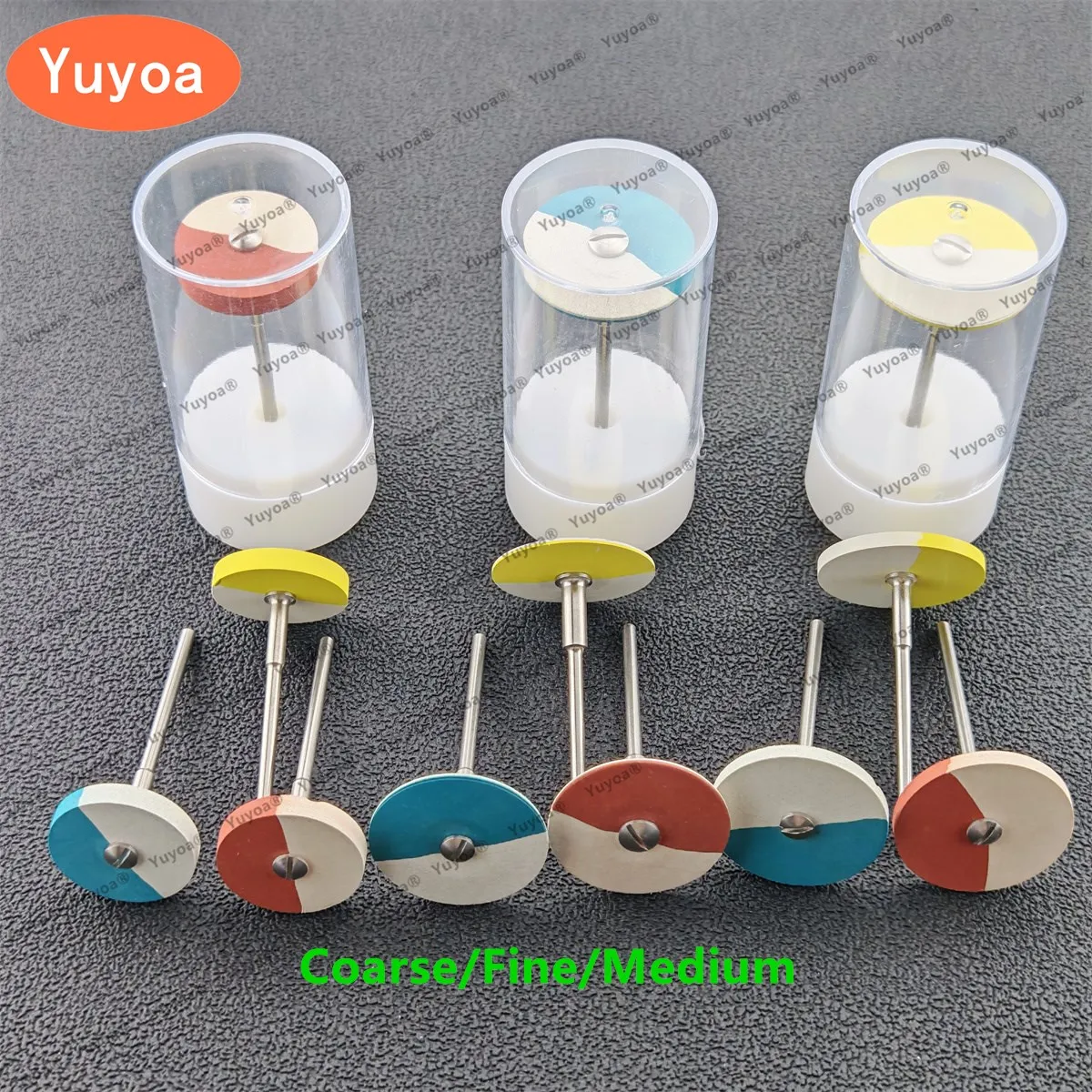 3pcs Dental Rubber Diamond Polishing Wheel Disc Polisher For Porcelain Zirconia Restorations Polish 9 Types Dentistry Lab Tools
3pcs Dental Rubber Diamond Polishing Wheel Disc Polisher For Porcelain Zirconia Restorations Polish 9 Types Dentistry Lab Tools