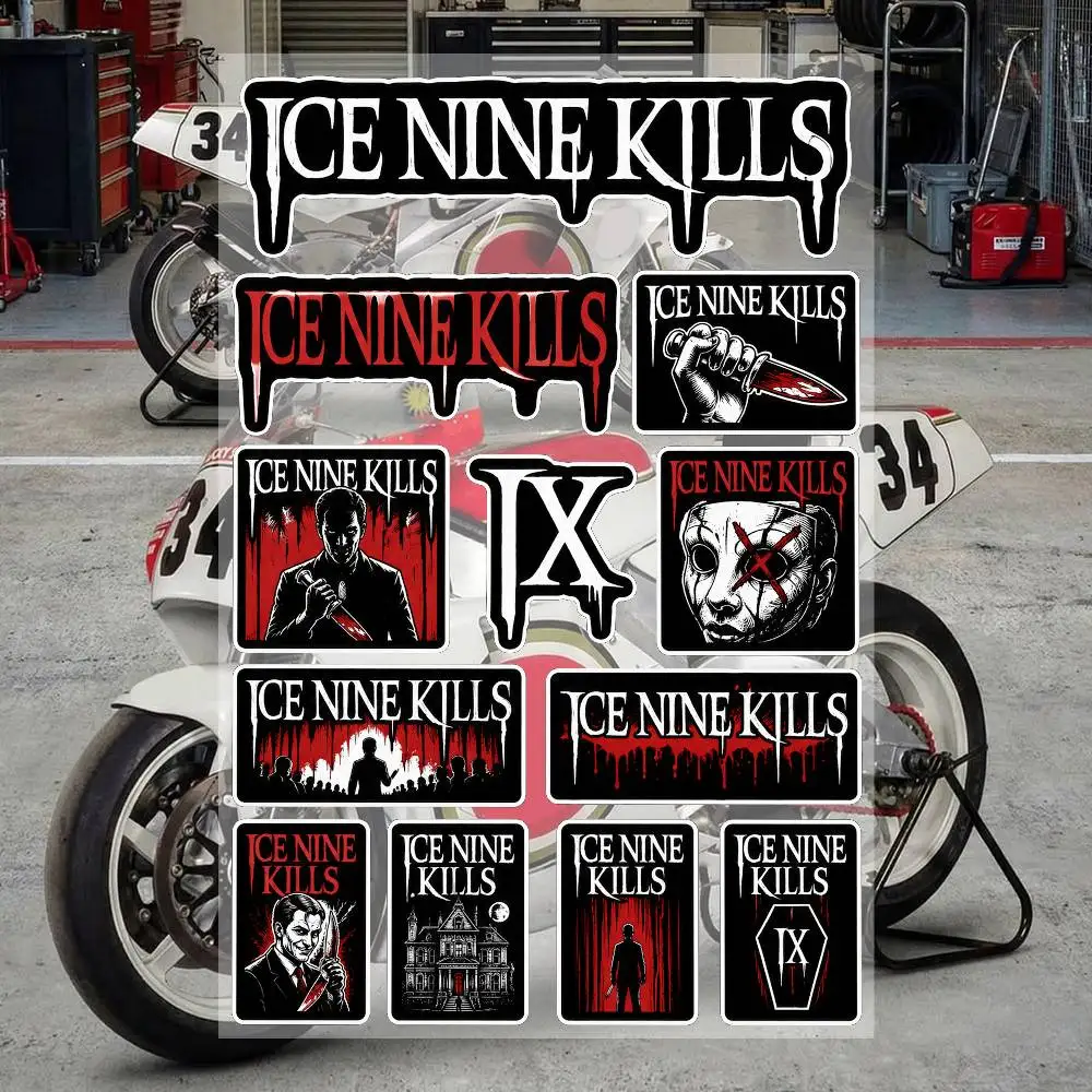 IC-e Nine Kills Stickers Waterproof Vinyl Decals for Motorcycle cars bicycles skateboards Laptop Water Bottle Phone Case
IC-e Nine Kills Stickers Waterproof Vinyl Decals for Motorcycle cars bicycles skateboards Laptop Water Bottle Phone Case