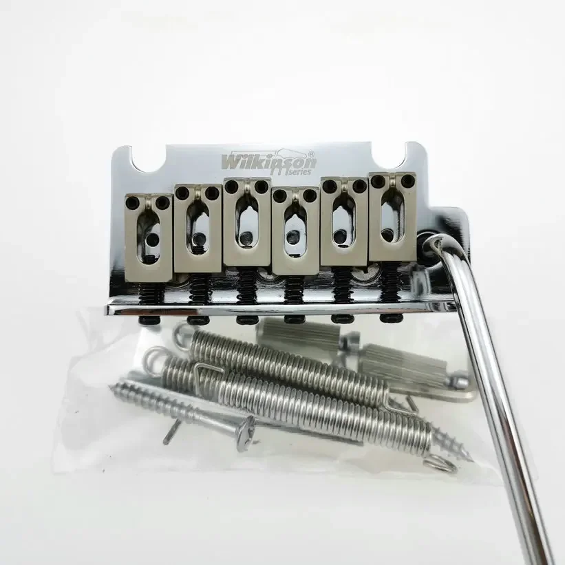 Wilkinson 2 Post Point Chrome Silver Double Swing Electric Guitar Tremolo System Bridge WOV05
Wilkinson 2 Post Point Chrome Silver Double Swing Electric Guitar Tremolo System Bridge WOV05
