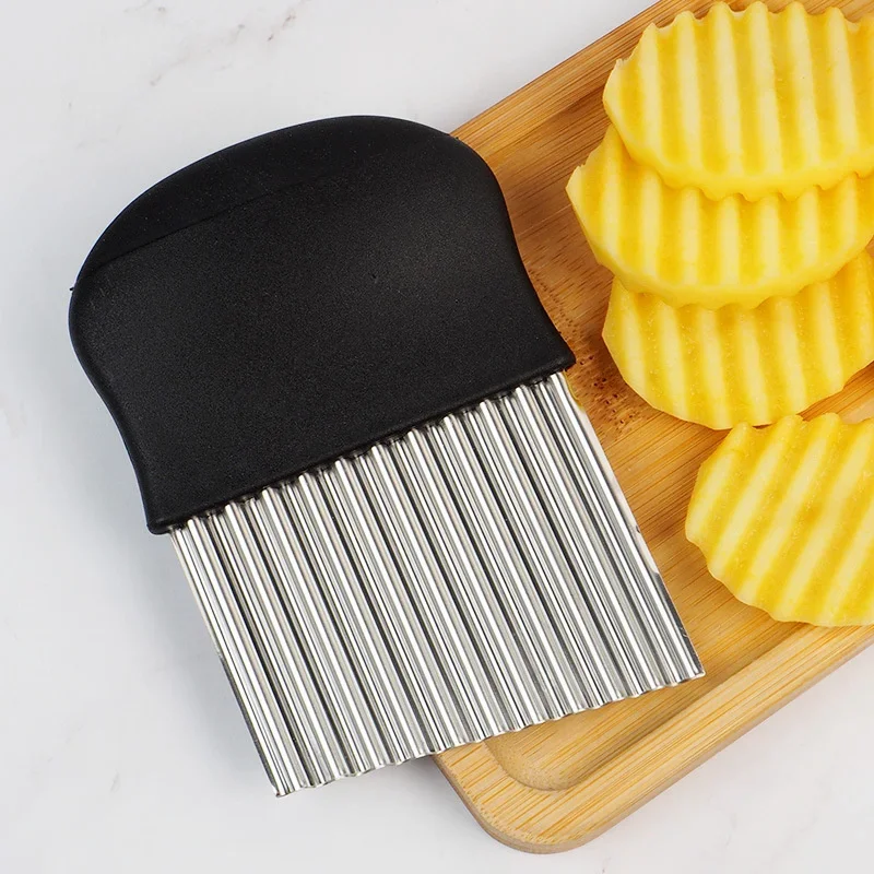 Stainless steel potato chip cutter corrugated potato chip cutter stainless steel wave knife
Stainless steel potato chip cutter corrugated potato chip cutter stainless steel wave knife