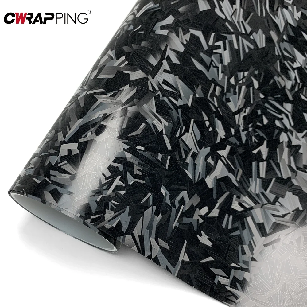 Matte Black Forged Carbon Vinyl Wrap Self Adhesive Waterproof Films Customization Size for Car Hood Motorcycle Wrapping Films
Matte Black Forged Carbon Vinyl Wrap Self Adhesive Waterproof Films Customization Size for Car Hood Motorcycle Wrapping Films