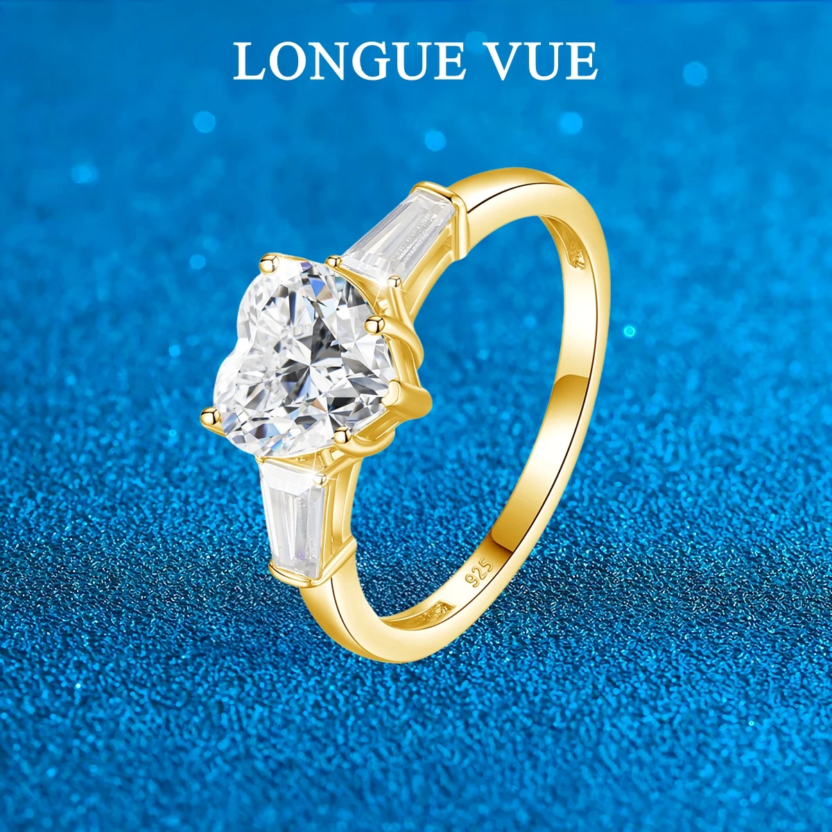 Heart-Shaped Cut Moissanite Women's Ring 925 Silver Three Stone Wedding Band Romantic Luxury Engagement Anniversary Jewelry
Heart-Shaped Cut Moissanite Women's Ring 925 Silver Three Stone Wedding Band Romantic Luxury Engagement Anniversary Jewelry
