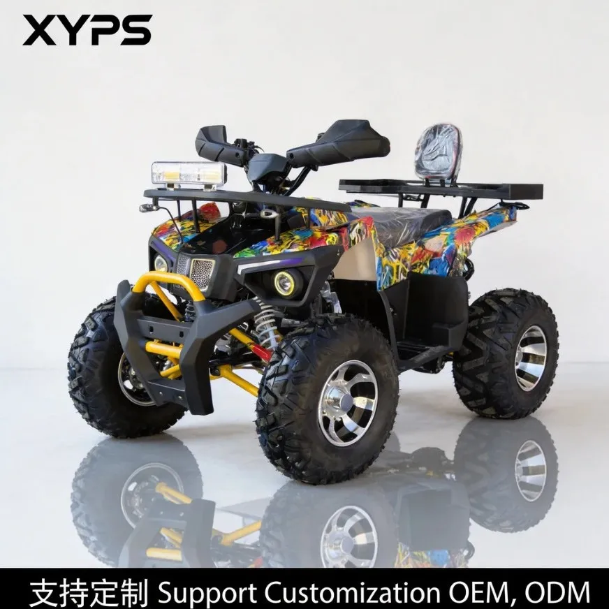 200CC ATV Quad Bike, 2-Seater Off-Road All-Terrain Vehicle for Adults, Mountain Desert Leisure Buggy
200CC ATV Quad Bike, 2-Seater Off-Road All-Terrain Vehicle for Adults, Mountain Desert Leisure Buggy