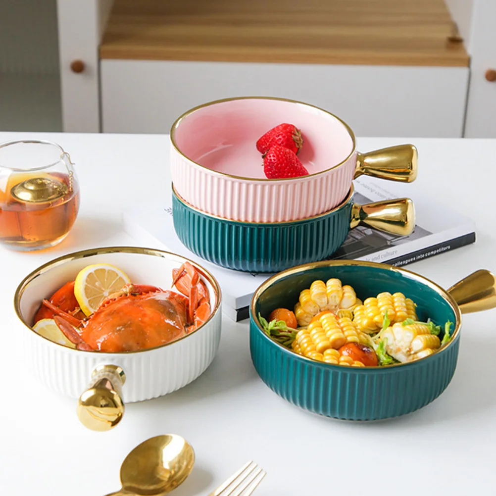 1 шт. керамическая миска для фруктового десерта, простой стиль, теплоизоляционная ручка, салатница, рисовая лапша, сервировочная миска для хлопьев, контейнер для еды
1 шт. керамическая миска для фруктового десерта, простой стиль, теплоизоляционная ручка, салатница, рисовая лапша, сервировочная миска для хлопьев, контейнер для еды