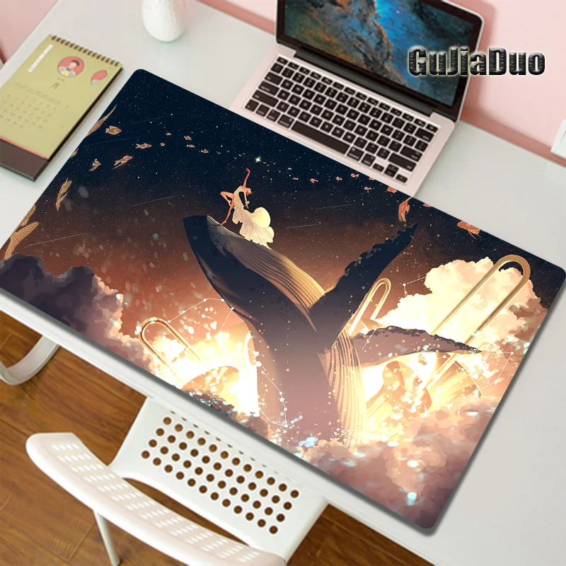 GuJIaDuo Whale Creative Cartoon Mouse Pad XXL Lockedge Waterproof Non-slip Notebook Table Pad Gaming Accessories Kawaii Mousepad
GuJIaDuo Whale Creative Cartoon Mouse Pad XXL Lockedge Waterproof Non-slip Notebook Table Pad Gaming Accessories Kawaii Mousepad
