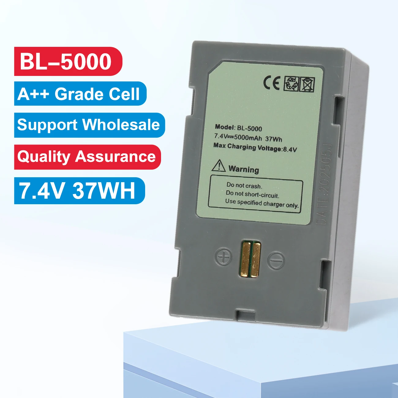 BL-5000 Battery For Hi-target V30 F61 V50 F66 GNSS RTK GPS Total Station Battery 7.4V 5000mAh/37WH
BL-5000 Battery For Hi-target V30 F61 V50 F66 GNSS RTK GPS Total Station Battery 7.4V 5000mAh/37WH