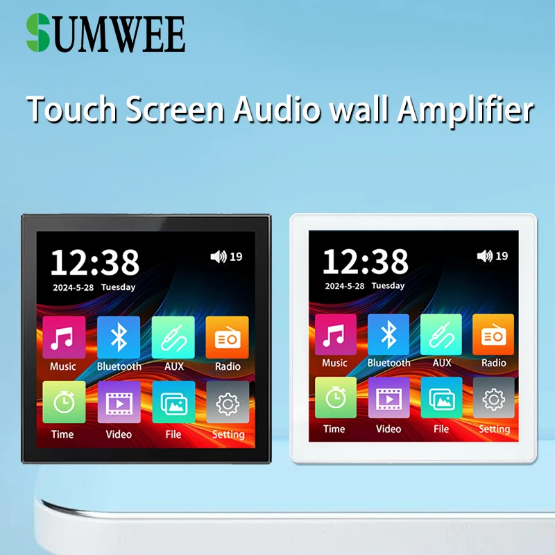 Mini Touch Screen 4*25W Stereo Music Panel TF AUX FM Radio PA System Bluetooths Wall Amplifier Smart Home Audio Ceiling Speakers
Mini Touch Screen 4*25W Stereo Music Panel TF AUX FM Radio PA System Bluetooths Wall Amplifier Smart Home Audio Ceiling Speakers