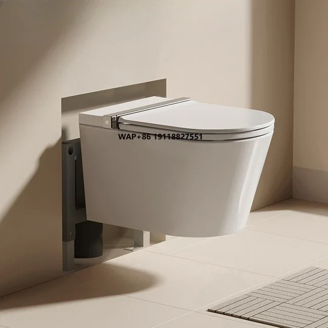 S005 Light Smart Modern Style Ceramic Wc Smart Toilets Rimless Wall Hung Toilet White Tank for Bathroom
S005 Light Smart Modern Style Ceramic Wc Smart Toilets Rimless Wall Hung Toilet White Tank for Bathroom