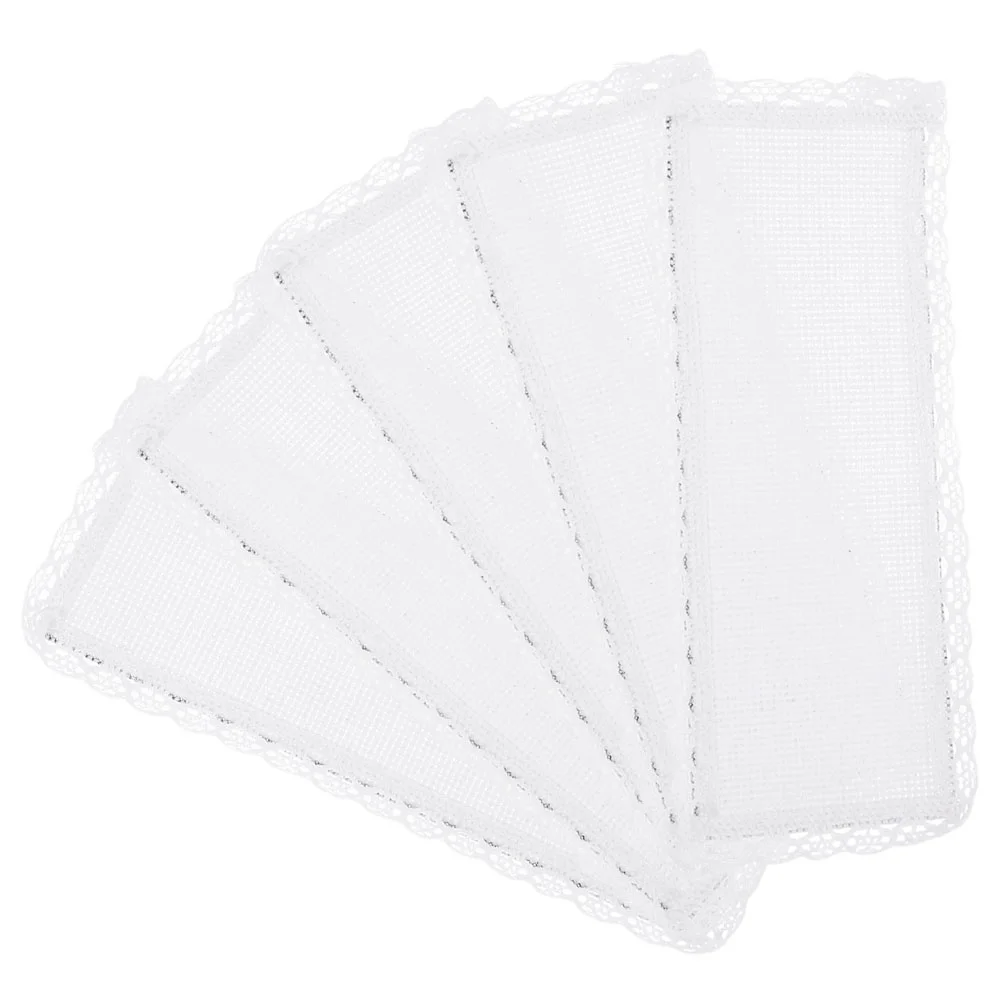 5pcs Blank White Bookmark for Embroidery DIY Cross Stitch Material with Lace Border Polyester Handmade Craft Bookmark to Decorat
5pcs Blank White Bookmark for Embroidery DIY Cross Stitch Material with Lace Border Polyester Handmade Craft Bookmark to Decorat