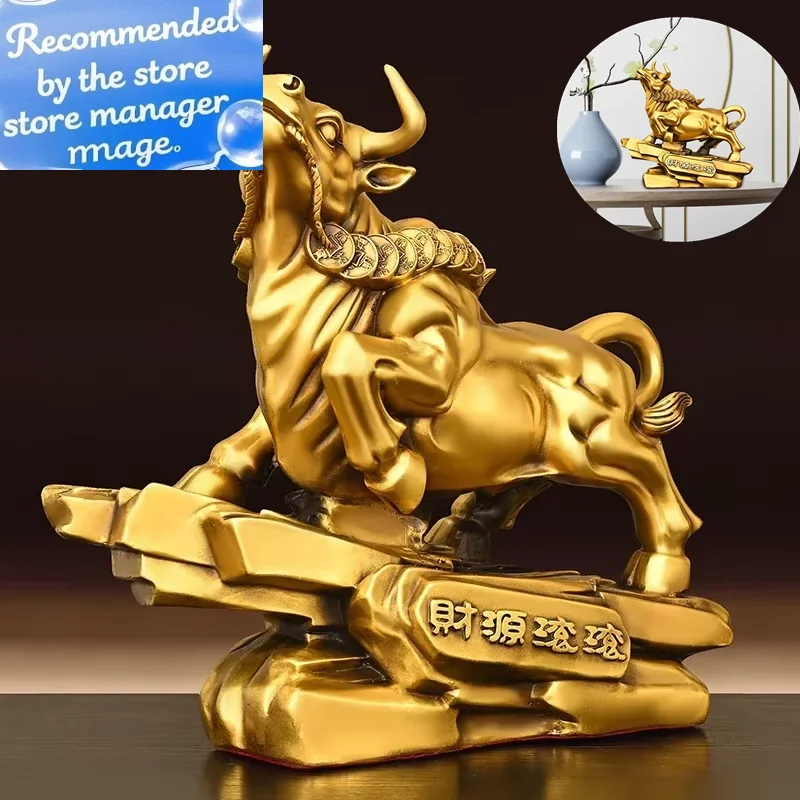 Lucky Copper Animal Cow Ornament, принесите богатство Heads Up Home Living Office Decor
Lucky Copper Animal Cow Ornament, принесите богатство Heads Up Home Living Office Decor