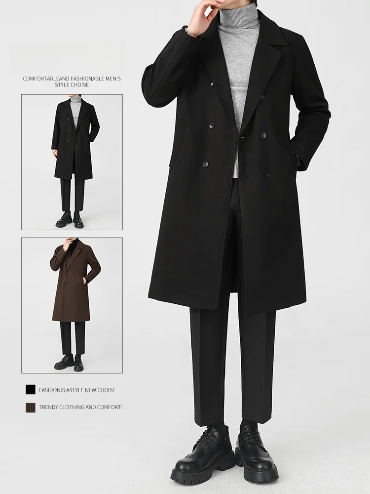 Rampo Men's Winter Thiened Warmth Coat Over-Knee Length No Camere Youth Faion Polyester Fiber Windbreaker Coat
Rampo Men's Winter Thiened Warmth Coat Over-Knee Length No Camere Youth Faion Polyester Fiber Windbreaker Coat