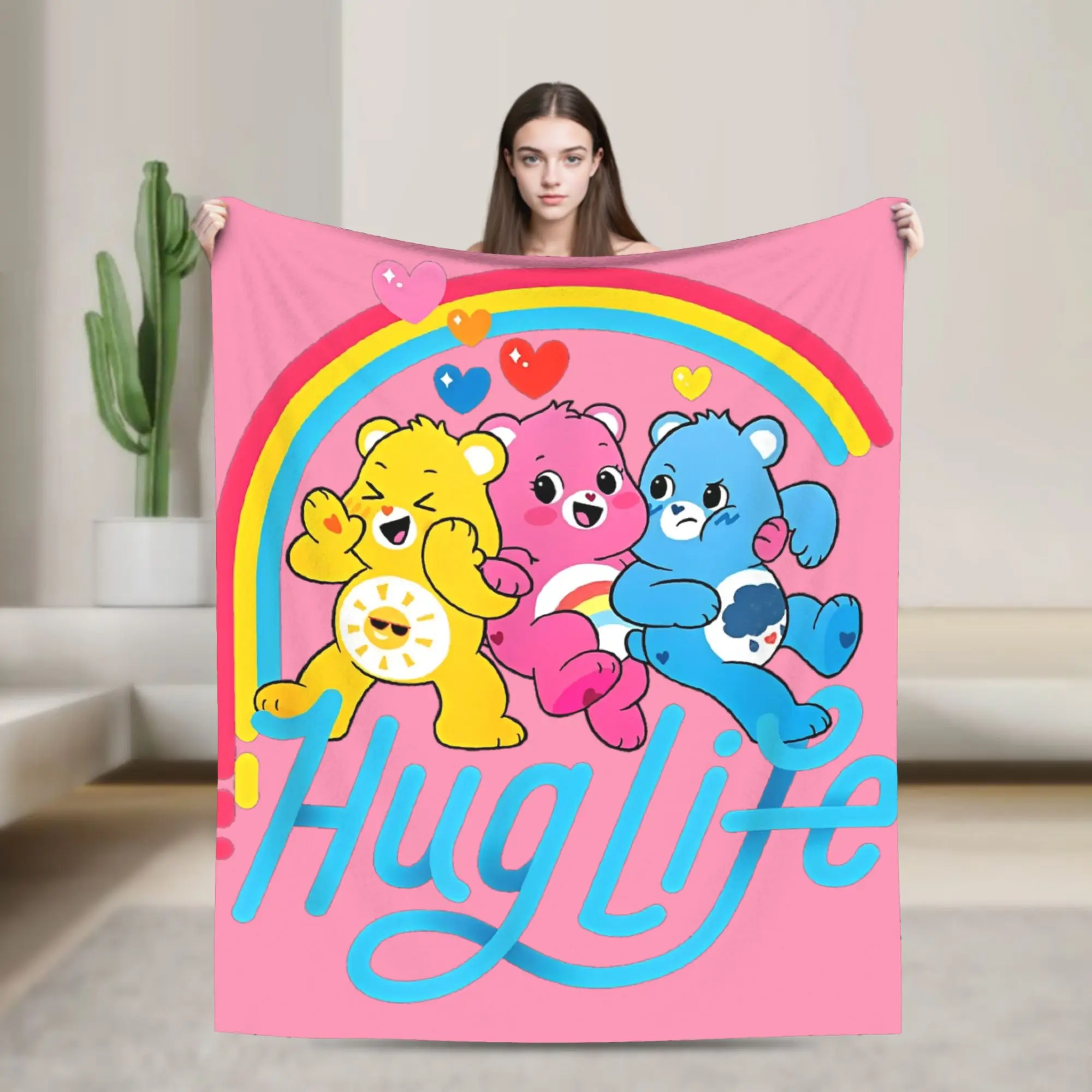 Care Bears Hug Life Blanket Flannel Awesome Warm Throw Blanket for Bedding Lounge Winter
Care Bears Hug Life Blanket Flannel Awesome Warm Throw Blanket for Bedding Lounge Winter