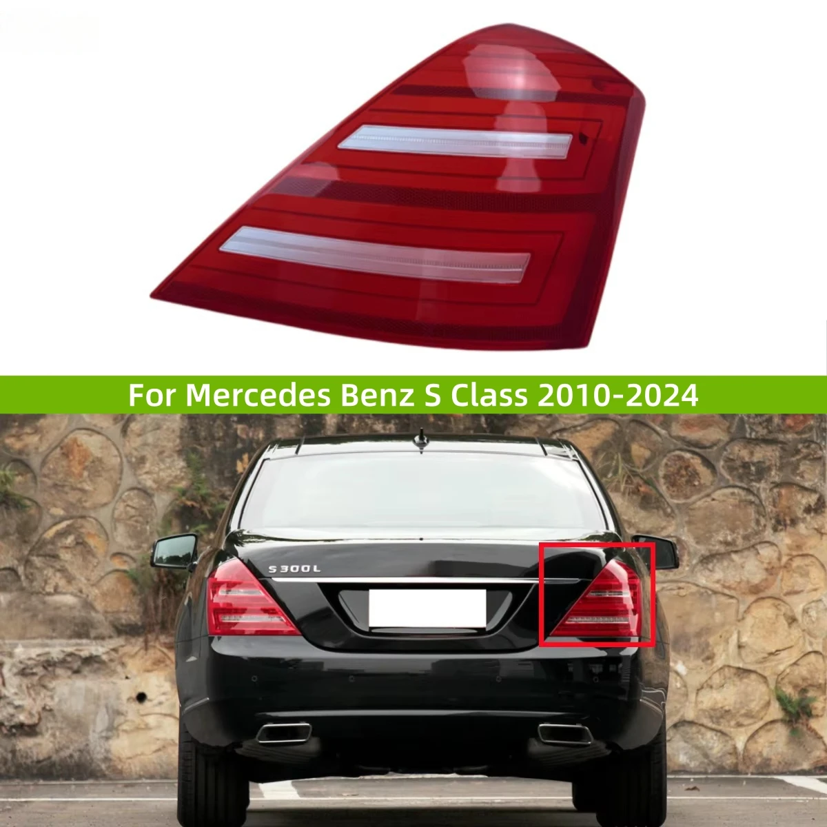 For Mercedes Benz S Class 2010 2011 2012 2013 2014 2015-2024 Car taillight accessories Rear taillight shade red housing
For Mercedes Benz S Class 2010 2011 2012 2013 2014 2015-2024 Car taillight accessories Rear taillight shade red housing