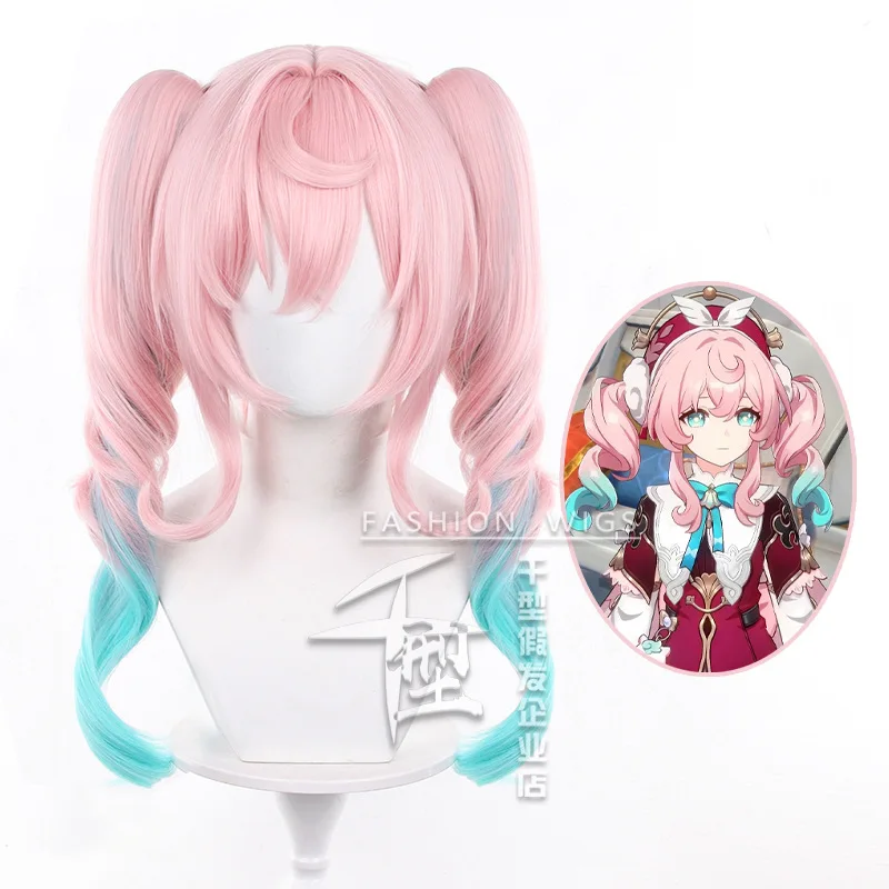 Game Honkai: Star Rail Hyacine Coaplay Pink Blue Wig Girl Double Pony Hair Cute Cos Prop Women Halloween Party Play Customized
Game Honkai: Star Rail Hyacine Coaplay Pink Blue Wig Girl Double Pony Hair Cute Cos Prop Women Halloween Party Play Customized