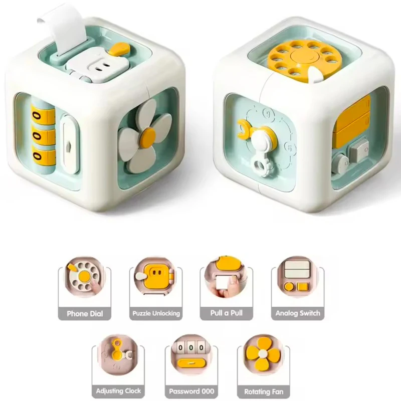 6 в 1, развивающие игрушки Монтессори, развивающие игрушки для девочек и мальчиков, сенсорная доска для занятий ребенка, навыки, ящик-куб, непоседа
6 в 1, развивающие игрушки Монтессори, развивающие игрушки для девочек и мальчиков, сенсорная доска для занятий ребенка, навыки, ящик-куб, непоседа