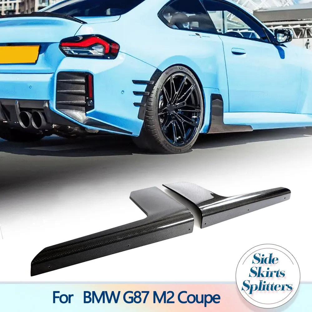 Car Side Skirts Splitters for BMW G87 M2 Coupe 2022 2023 Dry Carbon Fiber Side Skirts Door Bumper Lips Splitters Apron Body Kits
Car Side Skirts Splitters for BMW G87 M2 Coupe 2022 2023 Dry Carbon Fiber Side Skirts Door Bumper Lips Splitters Apron Body Kits