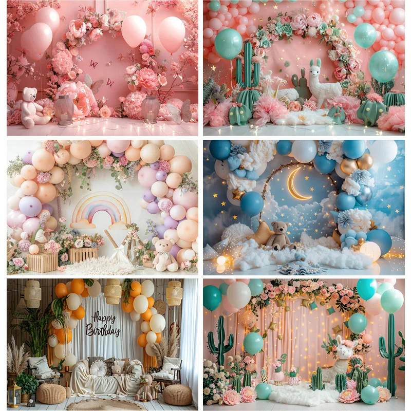 Happy Birthday Party Photography Backdrop Baby Shower Newborn Portrait Colorful Balloon Arch Decor Photo Studio Background AR-02
Happy Birthday Party Photography Backdrop Baby Shower Newborn Portrait Colorful Balloon Arch Decor Photo Studio Background AR-02