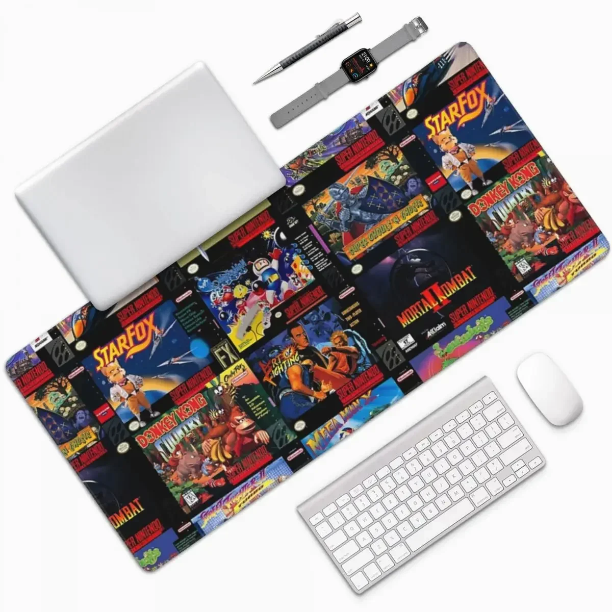 Retro Gaming Boxes Large Mouse Pad Computer Keyboard Mouse Mat Gamer PC Laptop Desk Mat Office Accessories Table Mats
Retro Gaming Boxes Large Mouse Pad Computer Keyboard Mouse Mat Gamer PC Laptop Desk Mat Office Accessories Table Mats