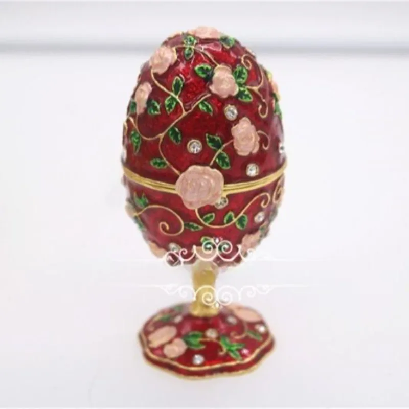 Luxury Enamel Painted Easter Egg Decor, Rhinestone Inlaid Metal Craft, Creative Home Decoration & Gift
Luxury Enamel Painted Easter Egg Decor, Rhinestone Inlaid Metal Craft, Creative Home Decoration & Gift