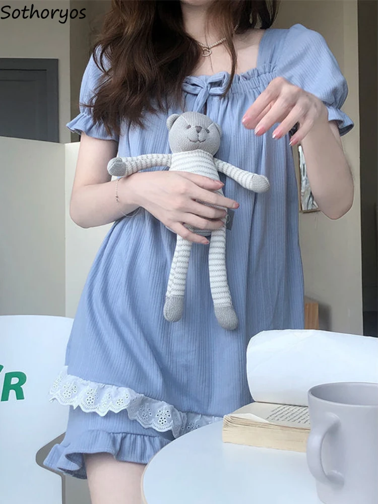 Пижамные комплекты женские летние с бантом милые школьницы пижамы модный японский стиль колледж милые пижамы с короткими рукавами для отдыха Ulzzang
Пижамные комплекты женские летние с бантом милые школьницы пижамы модный японский стиль колледж милые пижамы с короткими рукавами для отдыха Ulzzang