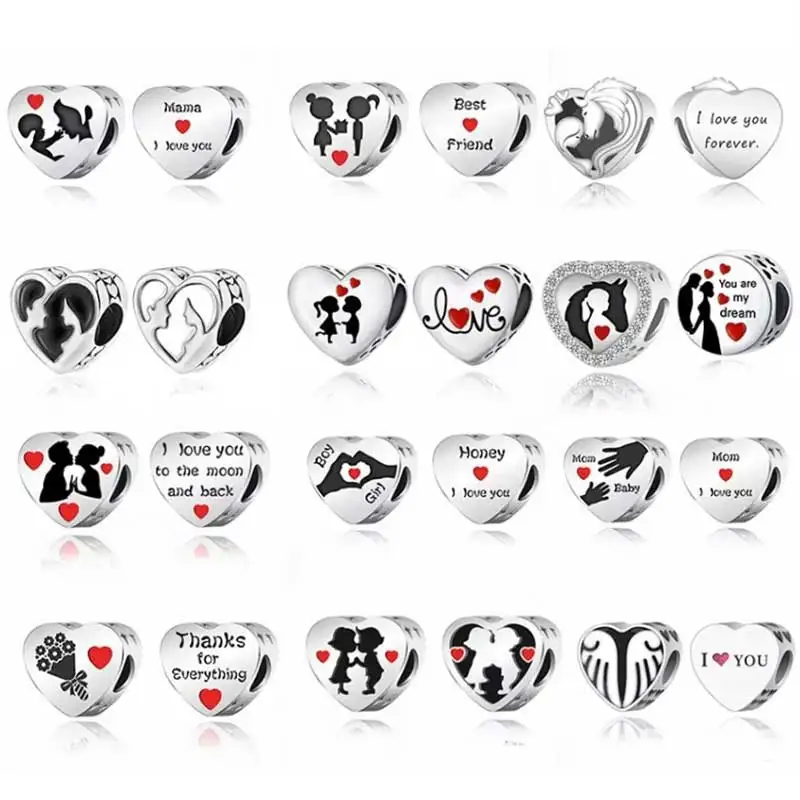 Fit Original Pan Charm Bracelet 925 Sterling Silver Horse and Girl Red Heart Love Bead For Making Women Berloque 2025 DIY
Fit Original Pan Charm Bracelet 925 Sterling Silver Horse and Girl Red Heart Love Bead For Making Women Berloque 2025 DIY