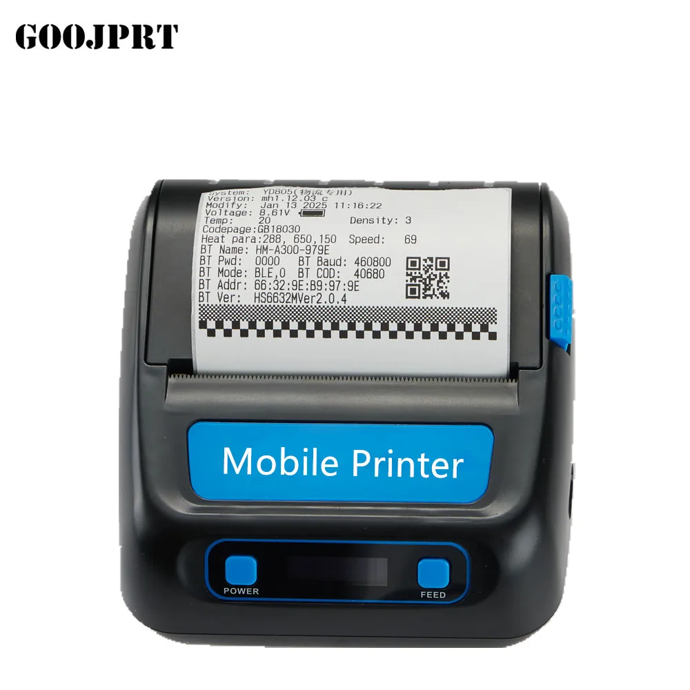 Direct Thermal Label Printer GOOJPRT PT-805 80mm Bluetooth Thermal Portable Printer Color Style with Mobile Interface Prices
Direct Thermal Label Printer GOOJPRT PT-805 80mm Bluetooth Thermal Portable Printer Color Style with Mobile Interface Prices