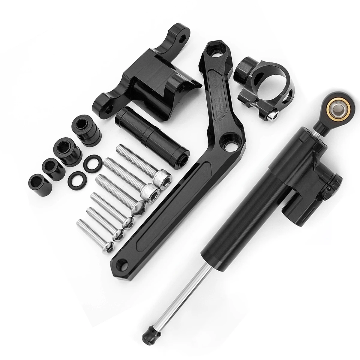 For Benelli BN600 BJ600 Black Aluminum CNC Motorcycle Stabilizer Damper Steering Mounting Mount Bracket Holder Support Kit Set
For Benelli BN600 BJ600 Black Aluminum CNC Motorcycle Stabilizer Damper Steering Mounting Mount Bracket Holder Support Kit Set