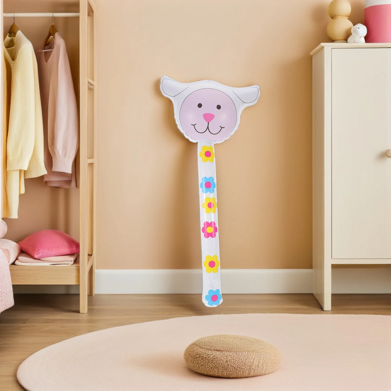 4Pcs Cartoon Animal Inflatable Sticks for Kids Birthday Party Jungle Theme Decorations Blow-Up Balloon Rods 31 Inch
4Pcs Cartoon Animal Inflatable Sticks for Kids Birthday Party Jungle Theme Decorations Blow-Up Balloon Rods 31 Inch