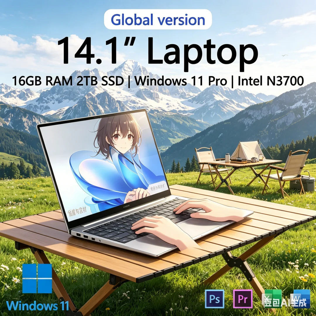 Powerful Ultra Slim Laptop 14.1" 16GB RAM 2TB SSD Intel 4405U Gaming PC 1920*1080 Display Office Study Computer PC Windows 11 Pr
Powerful Ultra Slim Laptop 14.1" 16GB RAM 2TB SSD Intel 4405U Gaming PC 1920*1080 Display Office Study Computer PC Windows 11 Pr