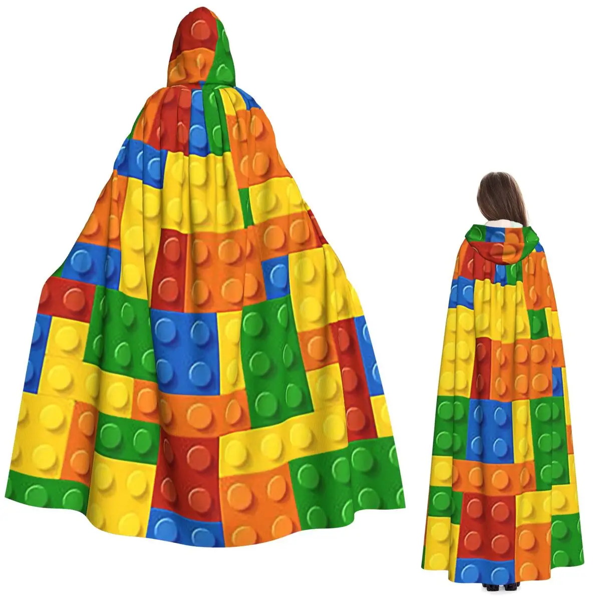 Building Blocks Construction Brick Long Hooded Cloak Witch Medieval Costume Cosplay Cape HalloweenParty Adult Unisex
Building Blocks Construction Brick Long Hooded Cloak Witch Medieval Costume Cosplay Cape HalloweenParty Adult Unisex