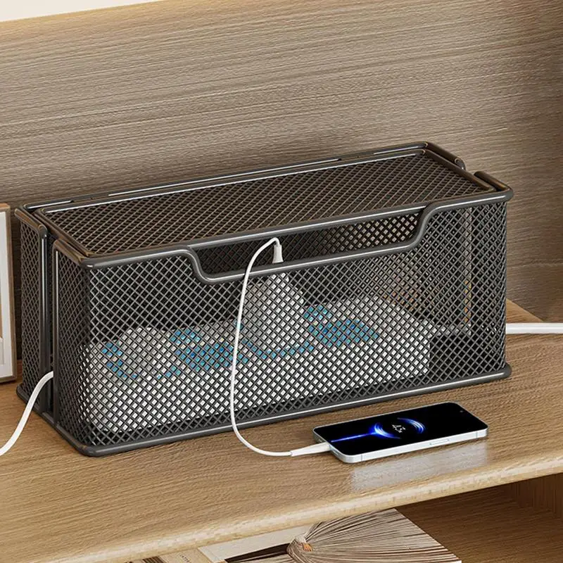 Cable Management Box Plug Socket Storage Cable Hider Box Iron Storage Tool for Study Room Game Room Work Area Bedroom Living
Cable Management Box Plug Socket Storage Cable Hider Box Iron Storage Tool for Study Room Game Room Work Area Bedroom Living
