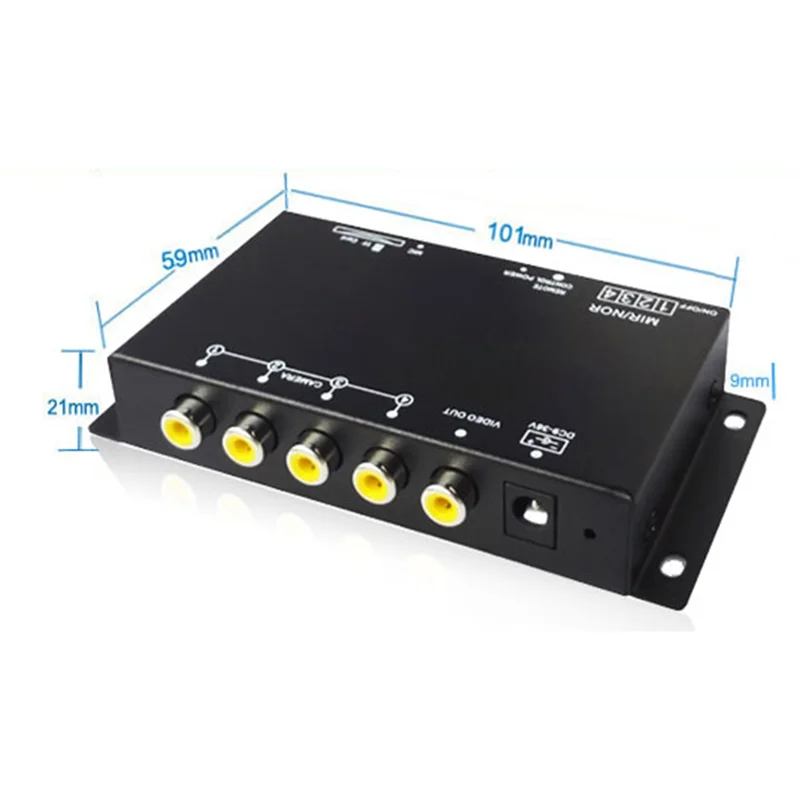 Premium Car 4-Channel Driving Recorder Control Switcher Car Cameras Control Switch Combiner Box For 360° Panoramic Image
Premium Car 4-Channel Driving Recorder Control Switcher Car Cameras Control Switch Combiner Box For 360° Panoramic Image
