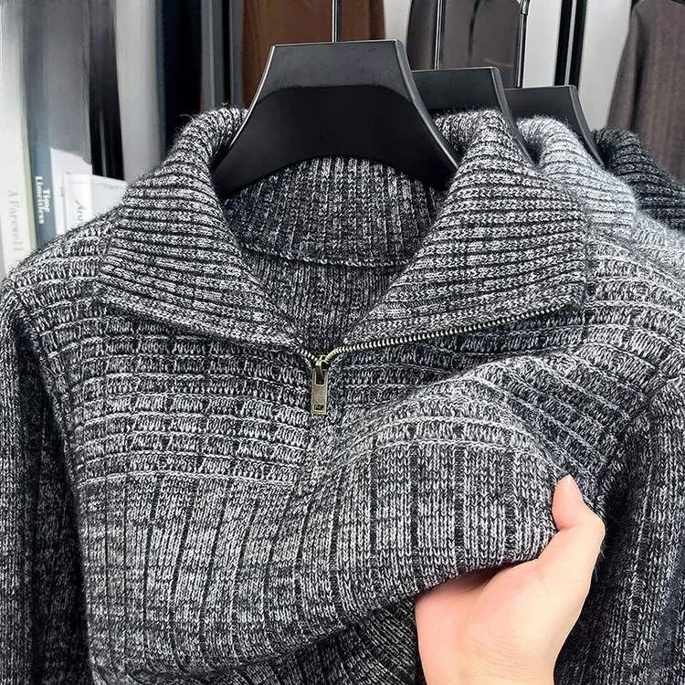 Extra Thi Woolen Knitted Sweater for Men Autumn Winter Dad Sle Long Sve Busin Casual Faion Dad Coat Jaet
Extra Thi Woolen Knitted Sweater for Men Autumn Winter Dad Sle Long Sve Busin Casual Faion Dad Coat Jaet