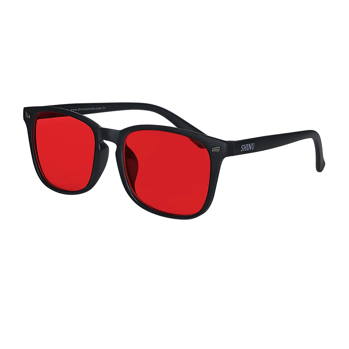 SHINU Red Lens Sleep Glasses Blue Light Filter Glasses To Sleep Better Nighttime Blue Light Protection Glasses Square TR90 Frame
SHINU Red Lens Sleep Glasses Blue Light Filter Glasses To Sleep Better Nighttime Blue Light Protection Glasses Square TR90 Frame
