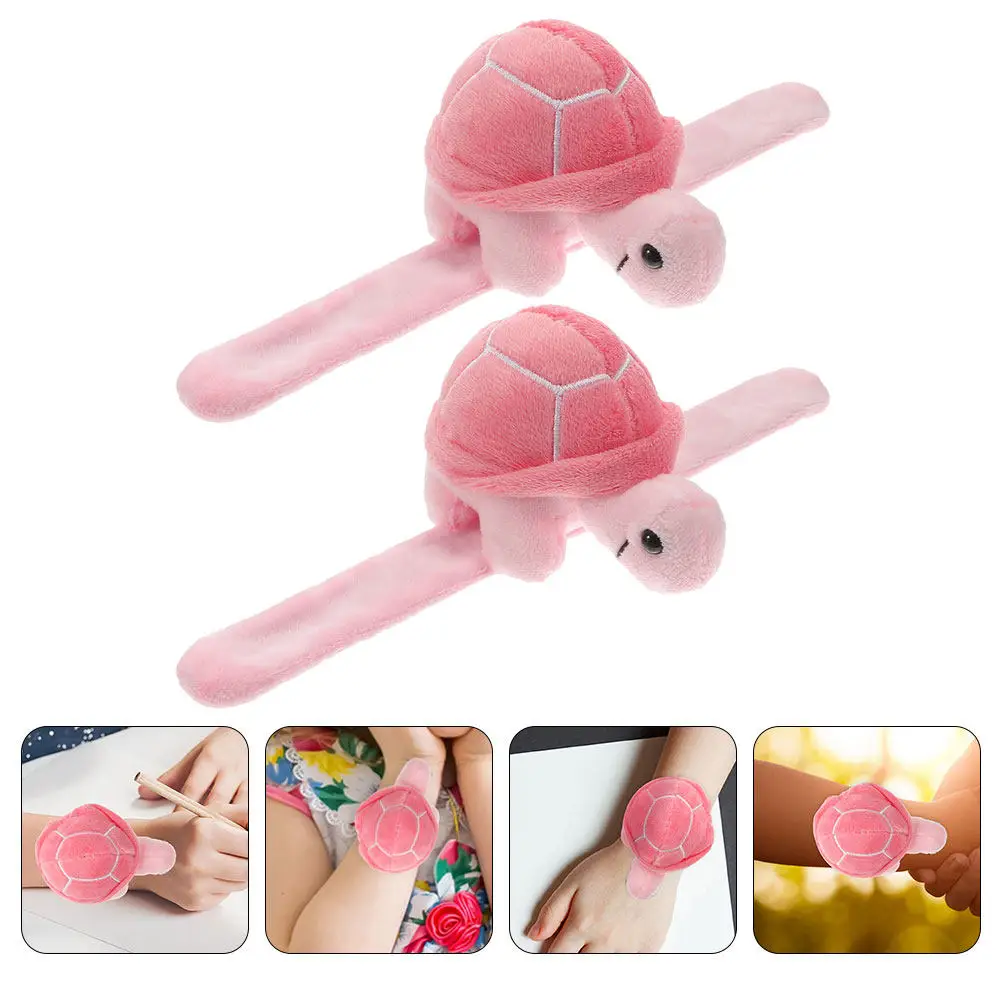 2Pcs Stuffed Turtle Slap Bracelet Soft Animal Wristband Cartoon Turtle Shape Party Favor Jungle Theme Birthday Accessories
2Pcs Stuffed Turtle Slap Bracelet Soft Animal Wristband Cartoon Turtle Shape Party Favor Jungle Theme Birthday Accessories