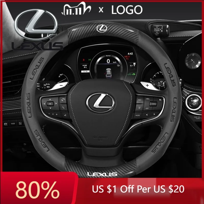 2026 Hot Interior Stickers Car Suede Leather Carbon Fiber Steering Wheel Cover Lexus ES200 ES260 ES300 RX300 LS500h GS300 IS250
2026 Hot Interior Stickers Car Suede Leather Carbon Fiber Steering Wheel Cover Lexus ES200 ES260 ES300 RX300 LS500h GS300 IS250